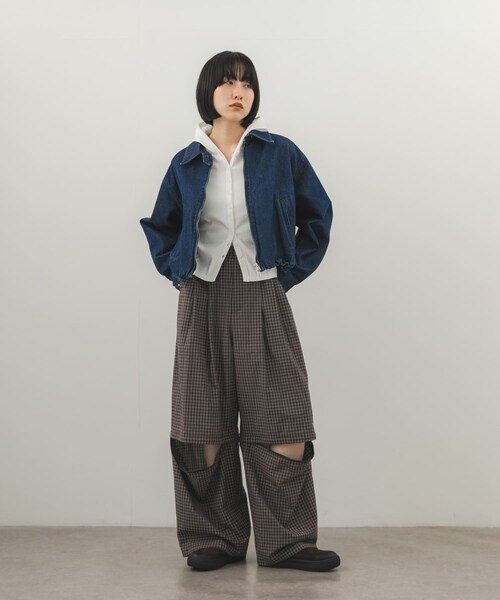 KBF（ケイビーエフ）の「ランダムRIBフーディー（パーカー・レディース・OFF/BROWN/RED・One）」の11枚目の写真