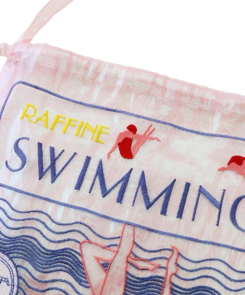 ADAM ET ROPE'(アダムエロペ)の「【公式サイト限定・一部店舗展開】【BT×ADAM ET ROPE'】SWIMMING BAG(ハンドバッグ・レディース・ブラック/ピンク・F)」の13枚目の写真