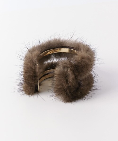 RODE SKO（ロデスコ）の「ダブルファーバングル∴（ブレスレット・レディース・WINE/BROWN/GREEN・FREE）」の8枚目の写真