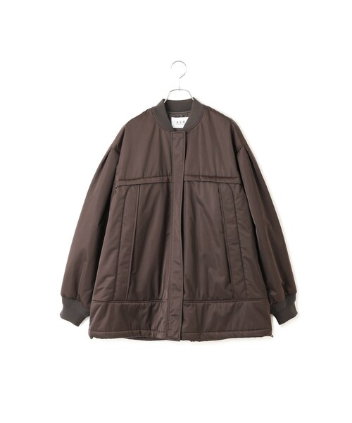 ADAM ET ROPE'(アダムエロペ)の「【WEB限定】・【定番】パフスリーブMA1(MA-1・レディース・ブラック/ダークブラウン/ブラウン・F)」の22枚目の写真