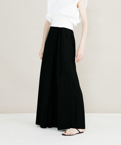 LAATO（ラート）の「wrap cut pants（その他パンツ・レディース・インク/ネズミ/ラクダ・FREE）」の8枚目の写真