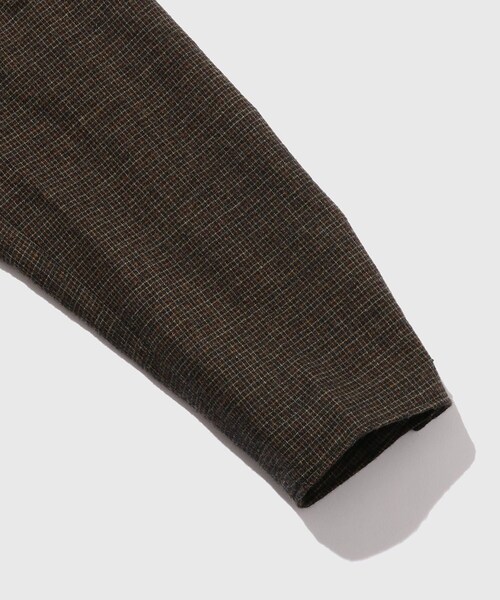 ADAM ET ROPE'(アダムエロペ)の「【BLACKBIRD/ブラックバード】double breasted directors jacket - check -(その他アウター・メンズ・ダークブラウン・1/2)」の8枚目の写真