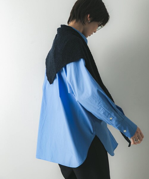 URBAN RESEARCH（アーバンリサーチ）の「ウールカシミヤサンカクストール（ストール/ショール・レディース・WHITE/RED/NAVY・-）」の15枚目の写真