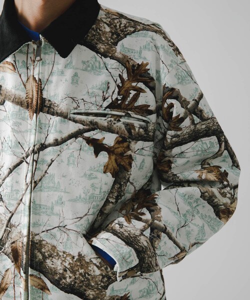 URBAN RESEARCH（アーバンリサーチ）の「HELLA GREEN　Cheese Camo Jacket（ブルゾン・メンズ・WHITE/BLACK・L/XL）」の4枚目の写真