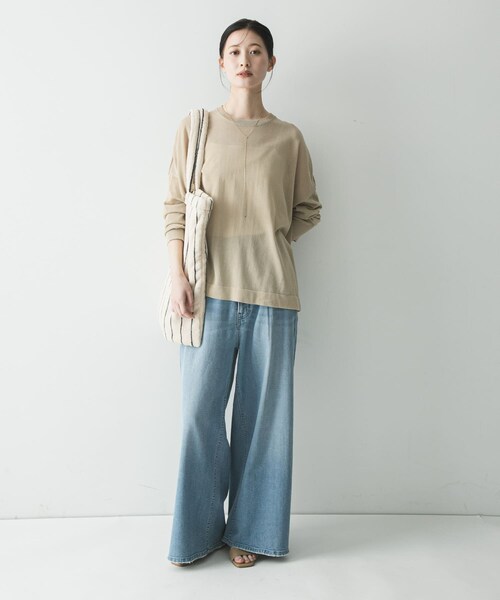 URBAN RESEARCH(アーバンリサーチ)の「BONGUSTA NARAM TOTEBAG(トートバッグ・レディース・CREAM INK/COFFE/P NEON YEL/CAMEL U/BLUE ROSE/PURE WHITE/LEMON SOR/LAVENDER B/BABY PINK/BLUSH・-)」の15枚目の写真