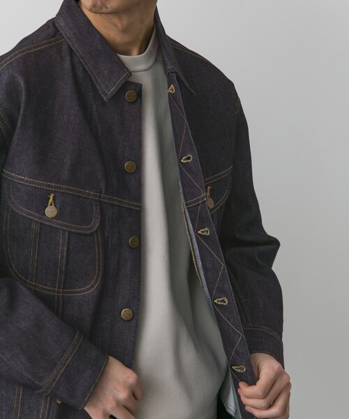URBAN RESEARCH DOORS（アーバンリサーチドアーズ）の「『別注』Lee101×DOORS  JACKET（デニムジャケット・メンズ・RIGID/ONE WASH/USED・M/L/XL）」の8枚目の写真