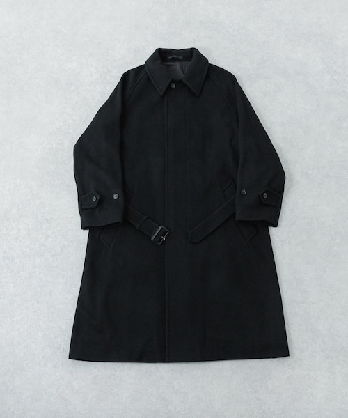 URBAN RESEARCH（アーバンリサーチ）の「WOOL BEAVER BELTED COAT（ステンカラーコート・メンズ・BLACK/MOCHA/BROWN・M/L）」の15枚目の写真