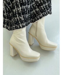 MERCURYDUO | プラットフォームショートブーツ(ブーツ)