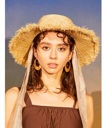 MURUA | フリンジラフィアハット(ハット)