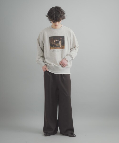 SENSE OF PLACE by URBAN RESEARCH(センスオブプレイスバイアーバンリサーチ)の「ラウンドポケットワンタックワイドスラックス(その他パンツ・メンズ・BROWN/NAVY ST・M/L)」の10枚目の写真