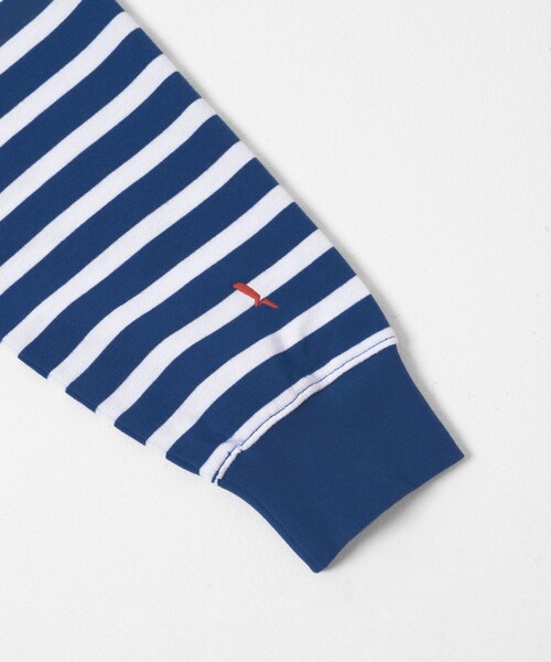 THE GOODLAND MARKET（ザグッドランドマーケット）の「AIGLE　UVカット フレンチテリーストライプスウェット（スウェット・レディース・ABYSSE/EMPIRE/ICE BLUE・36/38）」の9枚目の写真