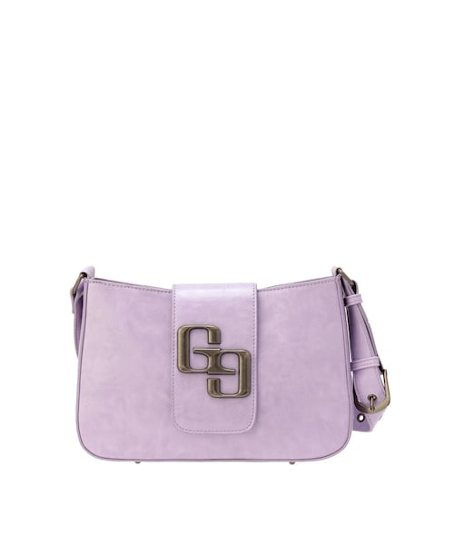 GYDA(ジェイダ)の「GGメタルワンハンドルBAG(ハンドバッグ・レディース・ブラック/パープル/ベージュ・F)」の5枚目の写真