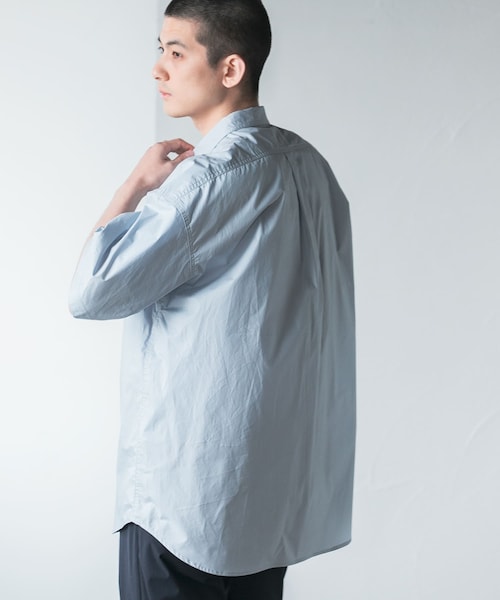URBAN RESEARCH（アーバンリサーチ）の「高密度コットンショートスリーブシャツ（シャツ/ブラウス・メンズ・YELLOW/WHITE/GRAY/L.BLUE・M/L）」の3枚目の写真