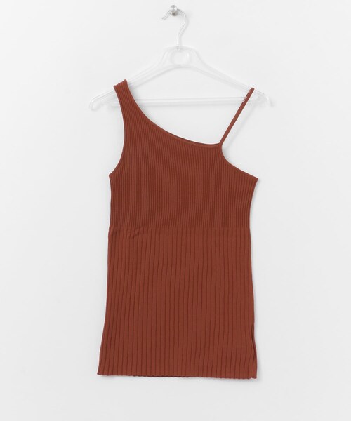 LAATO（ラート）の「LAYERED KNIT CAMISOLE（キャミソール・レディース・マーマレード/クリーム/セメント・FREE）」の10枚目の写真