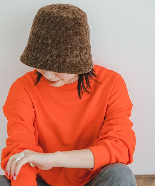 ITEMS URBANRESEARCH（アイテムズ アーバンリサーチ）の「モールベルハット（ハット・レディース・BEG/BLK/BRN・-）」の8枚目の写真