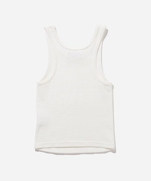 Saturdays NYC(サタデーズ ニューヨークシティ )の「Erica Knit Tank(タンクトップ・レディース・オフホワイト/サックス・L)」の12枚目の写真