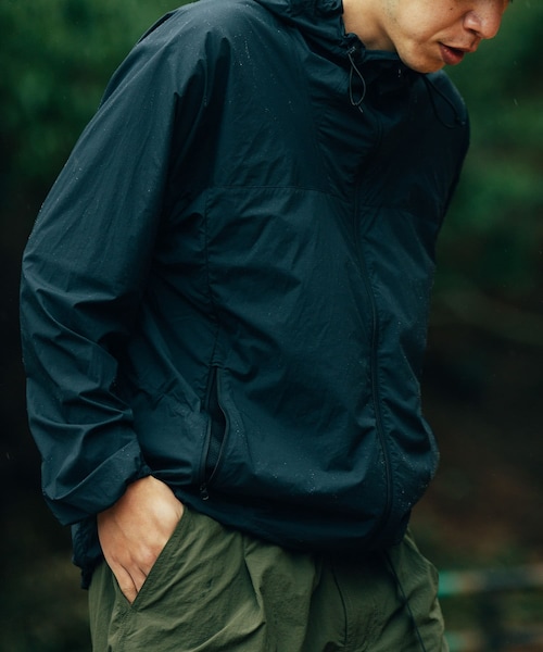 EKAL（エカル）の「『撥水』アクティブライトシェルジャケット（テーラードジャケット・メンズ・BLACK/TURQUOISE・M/L）」の5枚目の写真