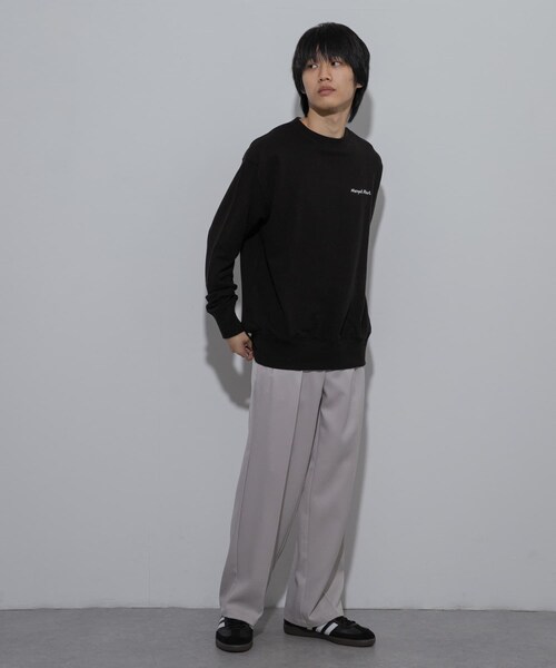 SENSE OF PLACE by URBAN RESEARCH（センスオブプレイスバイアーバンリサーチ）の「『別注』Albert Marquet ロゴスウェット（スウェット・メンズ・GRAY/BLACK/GREEN・M/L）」の17枚目の写真