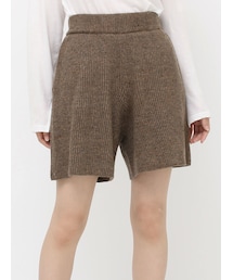 Ungrid | カラーネップニットハーフパンツ(その他パンツ)