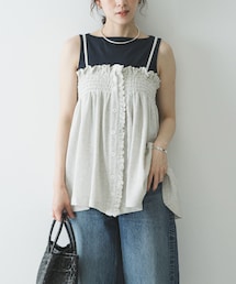 URBAN RESEARCH | crinkle crinkle crinkle　SHIRRING GATHER CAMI(キャミソール)