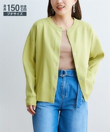 nissen | 小さいサイズ　うすくて軽いイージーケアスナップ釦カーディガン　低身長さん・小柄女性(カーディガン/ボレロ)