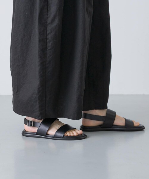 かぐれ（カグレ）の「CORSO ROMA, 9　DOUBLE STRAP SANDAL（サンダル・レディース・MOGARO/NERO・36/37/38）」の5枚目の写真