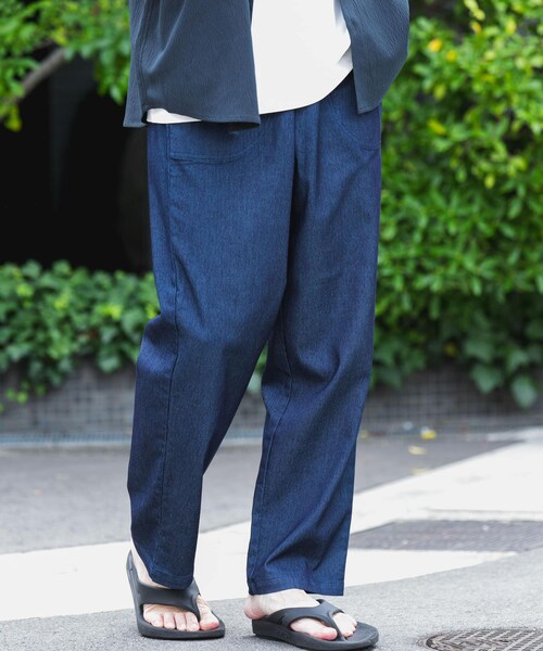 ITEMS URBANRESEARCH（アイテムズ アーバンリサーチ）の「LIGHT&FLEX サマーデニムパンツ（デニムパンツ・メンズ・L.BLUE/NAVY/INDIGO・M/L）」の5枚目の写真