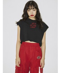 jouetie | ロゴクロップドタンクトップ(タンクトップ)