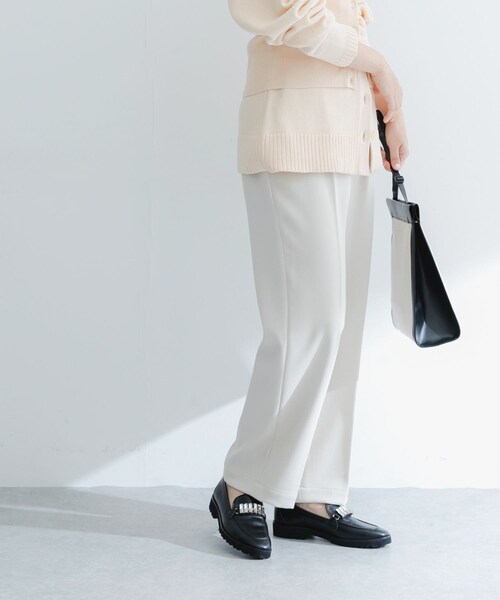 URBAN RESEARCH ROSSO（アーバンリサーチロッソ）の「ウォッシャブルセンタープレスパンツ（その他パンツ・レディース・BLACK/ECRU/BLUE・36/38）」の5枚目の写真