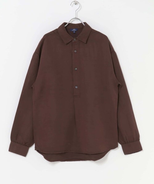 ITEMS URBANRESEARCH(アイテムズ アーバンリサーチ)の「Linen Blend Pullover Shirts(シャツ/ブラウス・メンズ・NVY/BRN/BLK・M/L)」の22枚目の写真