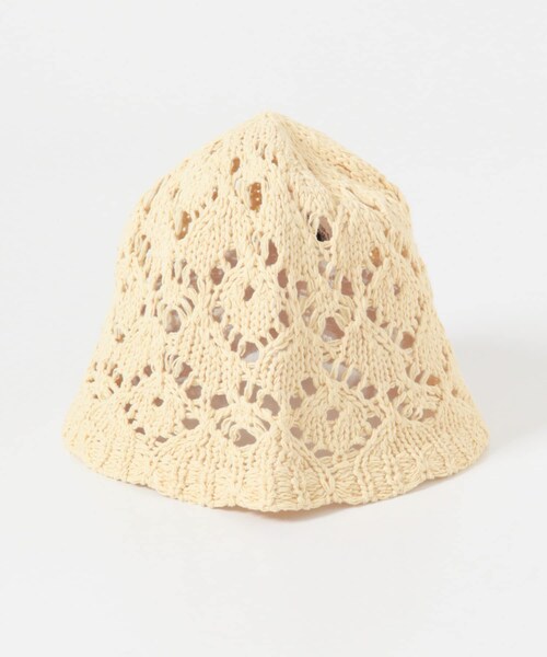 KBF（ケイビーエフ）の「クロシェベルHAT（ハット・レディース・CUSTARD/BLACK・One）」の15枚目の写真