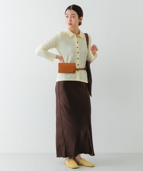 RODE SKO（ロデスコ）の「『MADE IN JAPAN』 ウエストポーチベルトバッグ（ボディバッグ/ウエストポーチ・レディース・BLACK/CAMEL/OFF・One）」の20枚目の写真