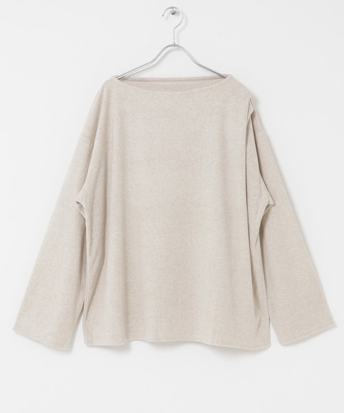 KBF（ケイビーエフ）の「ショルダータックプルオーバー（Tシャツ/カットソー・レディース・BEIGE/YELLOW/GRAY・One）」の4枚目の写真