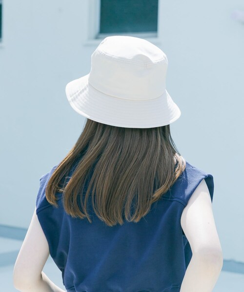 SMELLY（スメリー）の「コットンドロストハット（ハット・レディース・BLK/IVO・-）」の10枚目の写真