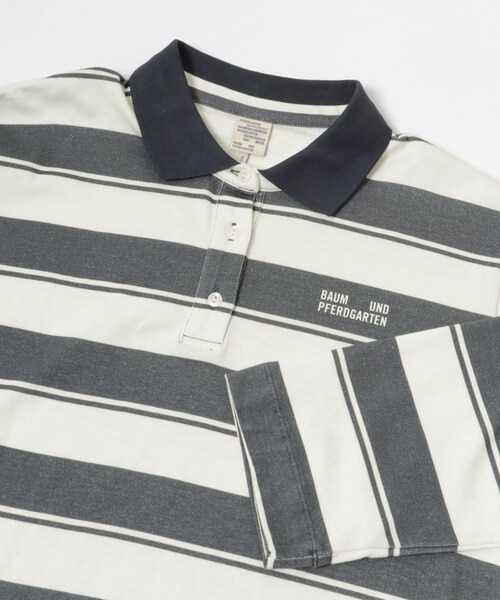 URBAN RESEARCH(アーバンリサーチ)の「BAUM UND PFERDGARTEN ORGANIC SPORTS J L/S POLO(ポロシャツ・レディース・B BLUE/SAVANNAH・S)」の5枚目の写真