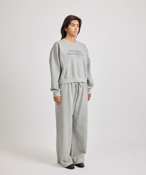 Saturdays NYC(サタデーズ ニューヨークシティ )の「Bowery Speckle Sweatshirt | WOMEN(スウェット・レディース・チャコール/グレー・L/M/S)」の16枚目の写真