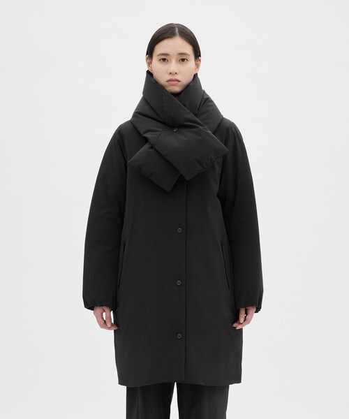 ADAM ET ROPE'(アダムエロペ)の「【J'aDoRe・店舗限定】【DESCENTE ALLTERRAIN(デサント オルテライン)】 INVISIBLE DOWN COAT INV-03L(ダウンジャケット/コート・レディース・ブラック/オフホワイト・M/S)」の22枚目の写真