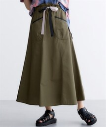 miclat | 大きいサイズ　ミリタリー風スカート　miclat(スカート)