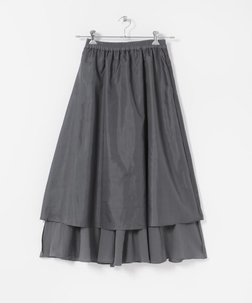 ITEMS URBANRESEARCH（アイテムズ アーバンリサーチ）の「コットン楊柳フレアスカート（スカート・レディース・GRY/BRN/L/KHK・Free）」の8枚目の写真