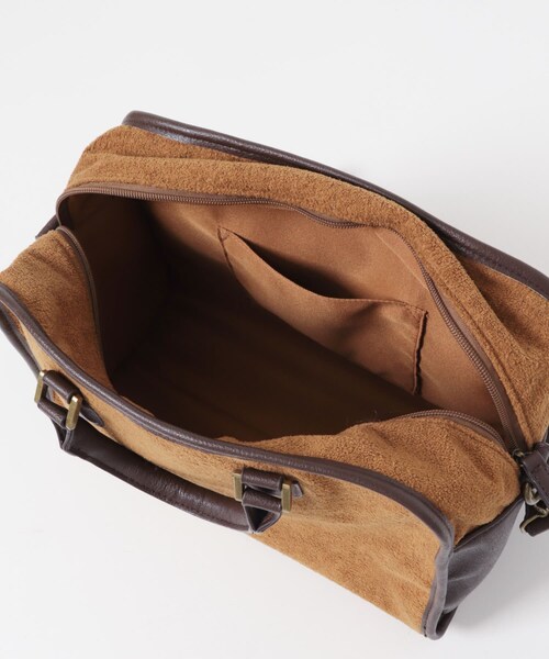 KBF（ケイビーエフ）の「パイルボストンBAG（ボストンバッグ・レディース・CAMEL/CHARCOAL・One）」の13枚目の写真