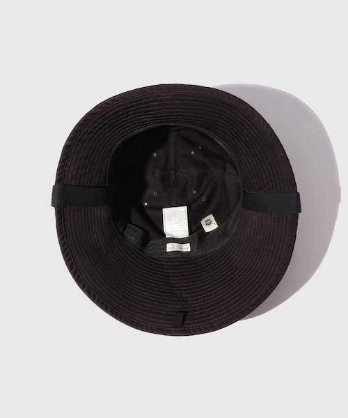 ADAM ET ROPE'（アダムエロペ）の「【SOLARIS&CO./ソロリスアンドコー】RAILMAN MIL SPEC CLOTH HAT（ハット・メンズ・ブラック/オリーブ・F）」の14枚目の写真