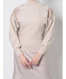 LAGUNAMOON | ショルダーエンブロイダリーニットプルオーバー(ニット/セーター)