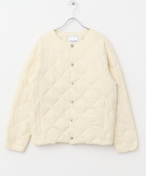 TAION　CREW NECK DOWN JACKET