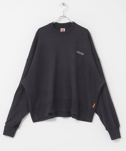 URBAN RESEARCH(アーバンリサーチ)の「SEE SEE CREW KNIT (KNIT SEW)(ニット/セーター・メンズ・BLACK/CHARCOAL/NAVY・M/L/XL/XXL)」の3枚目の写真
