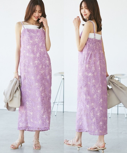 ROPE' PICNIC（ロペピクニック）の「【emur/エミュール】1人で着られる浴衣キャミワンピースセット（浴衣・レディース・ブルー/ラベンダー・38）」の17枚目の写真
