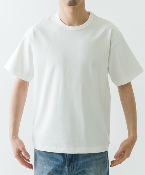 URBAN RESEARCH(アーバンリサーチ)の「接触冷感スムージーTシャツ(Tシャツ/カットソー・メンズ・WHITE/BLACK/NAVY/S.BLUE/TAUPE・S/M/L/XL)」の18枚目の写真