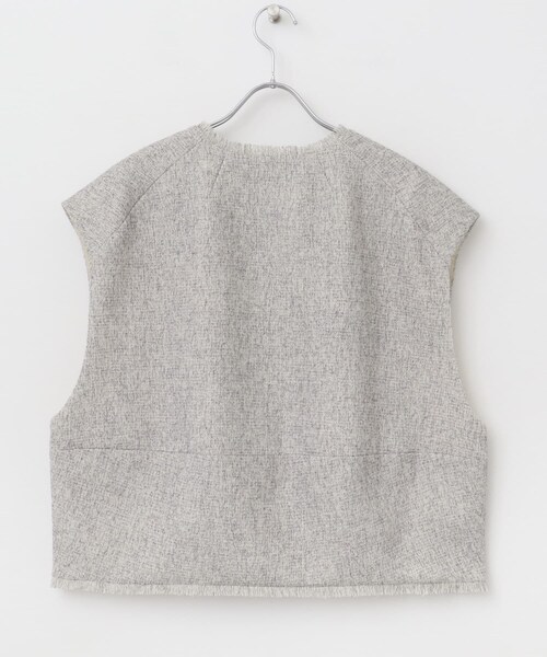 CHIGNON　ツイードショートベスト