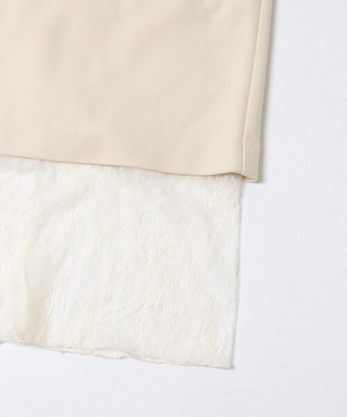 URBAN RESEARCH ROSSO（アーバンリサーチロッソ）の「レースレイヤードミディスカート（スカート・レディース・IVORY/BLACK・36/38）」の9枚目の写真