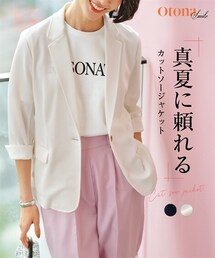 nissen | カットソーテーラードジャケット【OtonaSMILE】(テーラードジャケット)
