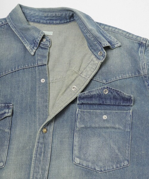 URBAN RESEARCH(アーバンリサーチ)の「A PRESSE Vintage Western Denim Shirts(シャツ/ブラウス・メンズ・INDIGO・2/3)」の4枚目の写真